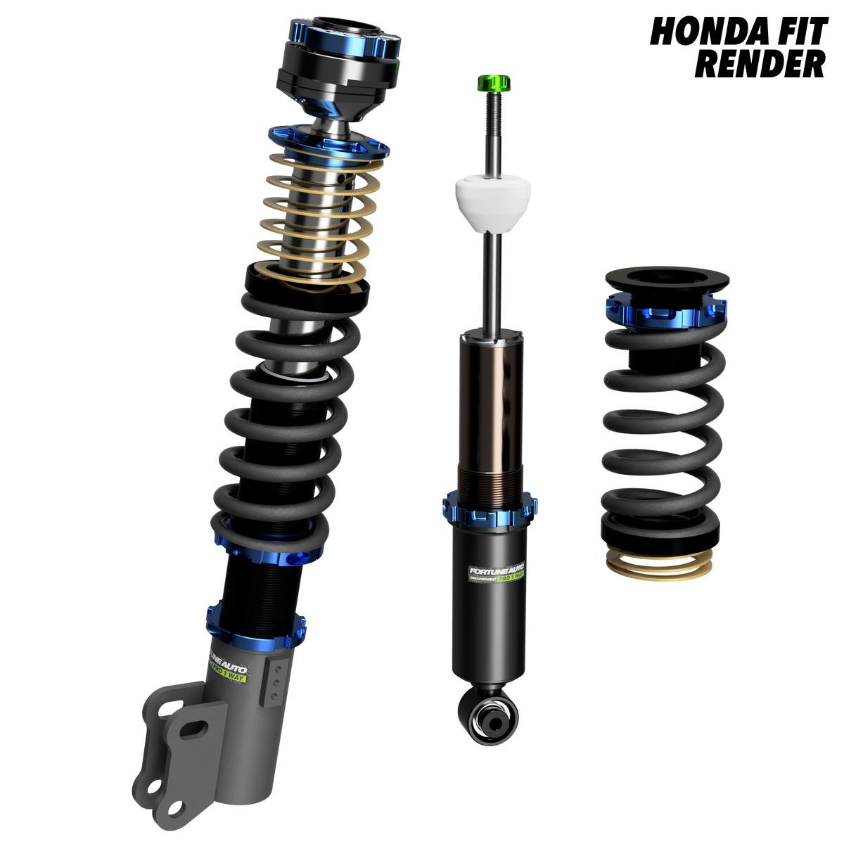 Honda Fit (GK) 2015-2020 - Dreadnought PRO 1-Way Coilovers