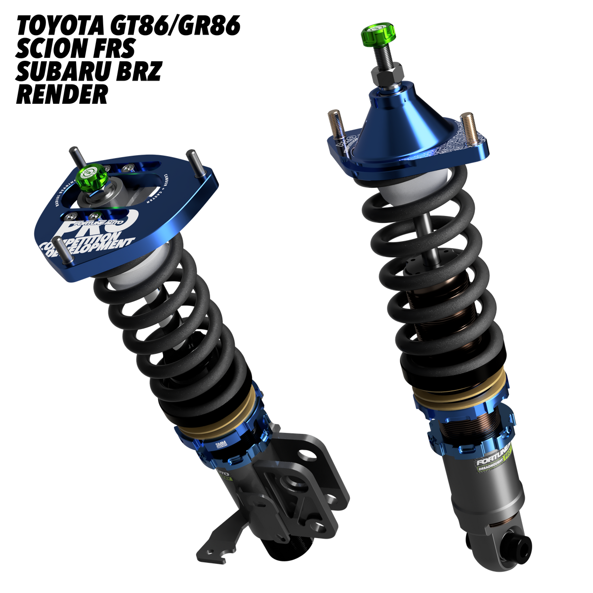 Scion FRS (ZN6) - Dreadnought PRO 1-Way Coilovers