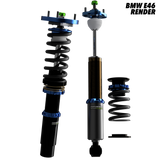 BMW 3 Series (E46) 1998-2006 - Dreadnought PRO 1-Way Coilovers