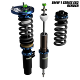 BMW 1 Series (E82) 2008-2013 - Dreadnought PRO 1-Way Coilovers