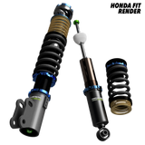 Honda Fit (GE) USDM 2009-2014 - Dreadnought PRO 1-Way Coilovers