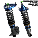 Scion FRS (ZN6) - Dreadnought PRO 1-Way Coilovers