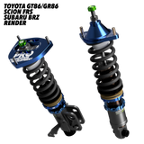 Subaru BRZ (ZC6) 2012-2021 - Dreadnought PRO 1-Way Coilovers