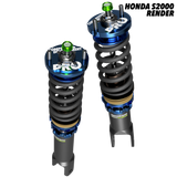 Honda S2000 (AP1/AP2) 2000-2009 - Dreadnought PRO 1-Way Coilovers