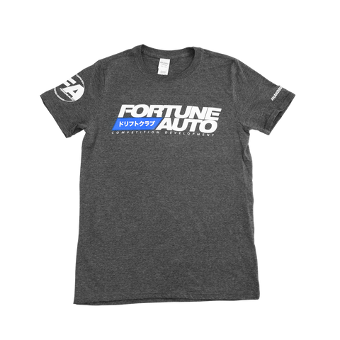 Fortune Auto Drift Club - Heather Grey T shirt