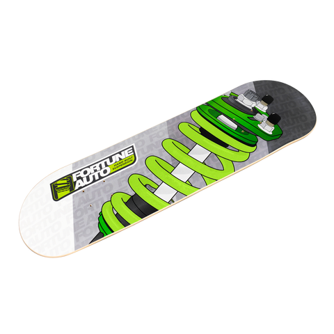 Fortune Auto Skateboard Deck (Green)